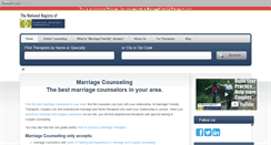 Desktop Screenshot of marrriagecounseling.com